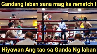 Sana mag ka rematch to sobrang Ganda Ng laban  Santisima vs Badenas fight [upl. by Aneema]