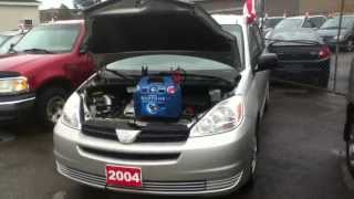 Boost Starting The 2004 Toyota Sienna CE [upl. by Nylleoj781]