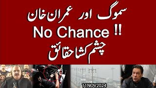 Smog aur Imran Khan  No Chance  Chasham Kasha Haqaiq  Exclusive Details [upl. by Bergstein]