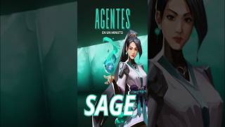 AGENTES EN 1 MINUTO  SAGE valorant comosalirdeplatinoenvalorant valorantclips [upl. by Ahsikahs]