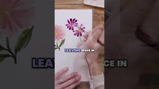 How to Paint a Simple Flower [upl. by Xuerd]