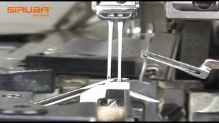 How to timing between Needle amp Looper in SiRUBA OverLock Machine [upl. by Etteniotna]