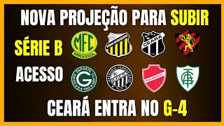 SÉRIE B  CEARÁ NO G4  NOVA PROJEÇÃO PARA SUBIR [upl. by Silvia]