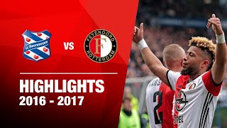 Highlights  sc Heerenveen  Feyenoord  Eredivisie 20162017 [upl. by Emoraj]