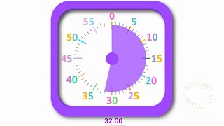 32minute visual timer with a countdown [upl. by Acimehs]