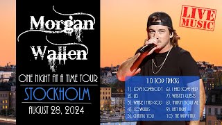 Morgan Wallen  Stockholm Concert 10 Songs 20240828 [upl. by Nuhsal]