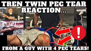 Tren Twins Pec Tear Reaction thetrentwins [upl. by Couq]