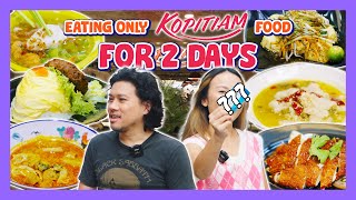 Eating only New Kopitiam food for 48 hours  Food Finders Singapore S5E8 [upl. by Vin]