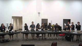 Bourgade Catholic Handbell Choir plays quotCounting Starsquot [upl. by Nnairda413]