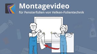 Fensterfolie anbringen ✅ So einfach geht es Montage Anleitung vom Profi  Velkende [upl. by Vitek]