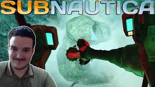 DESCI COM O TRAJE CAMARÃO E ACHEI NÍQUEL E ENXOFRE CRISTALINO  SUBNAUTICA 34 [upl. by Odab]