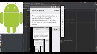 Screen capture avec Media projection API [upl. by Iidnarb]