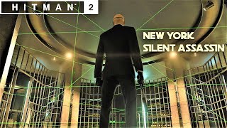 HITMAN 2  The Bank Heist  New York Master Difficulty Silent Assassin Walkthrough [upl. by Cherin955]