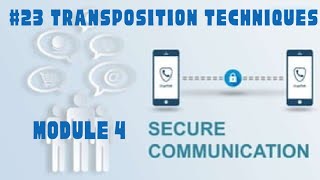 SC Modul 4 Part 1 Transposition Techniques [upl. by Boudreaux]