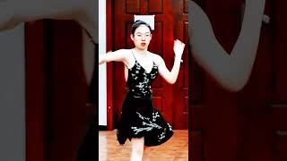 Dynamic Dance Steps Girls in Black Latin Outfits on Fire LatinDance DynamicMoves danceenergy [upl. by Sokul]