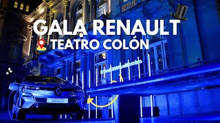 Gala RENAULT en el TEATRO COLÓN presentación de Megane E Tech 100 eléctrico [upl. by Alasteir]