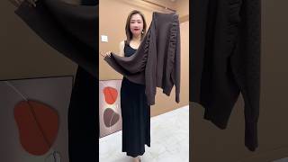 new Korean version brown winter long sweater for womens trendingfashion fashiontrands [upl. by Etterb]