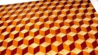 Making a 3D end grain cutting board 2 [upl. by Camella]