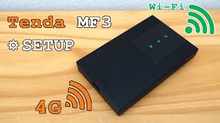 Tenda MF3 mobile 4G router WiFi 6 • Unboxing installation configuration and test [upl. by Judas]