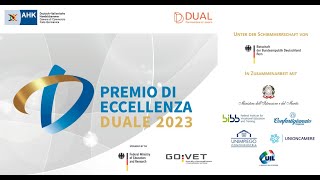 Berufsbildungspreis quotPremio di Eccellenza Dualequot 2023 Preisverleihung 061223 Villa Almone Rom [upl. by Pulling]