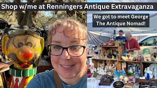 Renningers Antique Extravaganza Shopping and George the Antique Nomad [upl. by Aciretahs12]