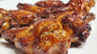 From Frozen Pre Seasoned Chicken Wings Air Fryer Online Cookbook pg24 Proscenic T21 works with Alexa [upl. by Eiramik54]