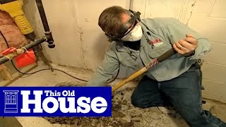 How to Install a Sump Pump  This Old House [upl. by Aric427]