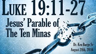 Jesus’ Parable of The Ten Minas  Luke 191127 [upl. by Uzzia]