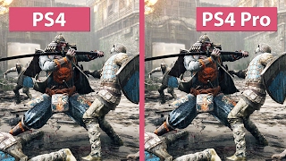 4K UHD  For Honor – PS4 vs PS4 Pro Graphics Comparison [upl. by Anawt]