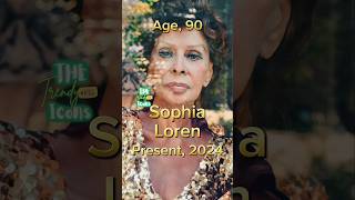 Sophia Loren Celebrating Her Birthday Then and Now antesedepois beforeandafter sophialoren [upl. by Iew]