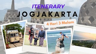 ITINERARY LIBURAN KE JOGJAKARTA 4 HARI 3 MALAM  REKOMENDASI TEMPAT WISATA DI JOGJA [upl. by Roter36]