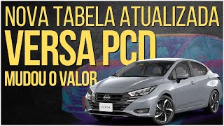 DESCUBRA A NOVA TABELA PCD DO NISSAN VERSA PREÇOS ATUALIZADOS E DETALHES IMPERDÍVEIS [upl. by Anomahs533]