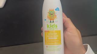 Babyganics SPF 50 Kids Sunscreen Spray Review [upl. by Yahsel]