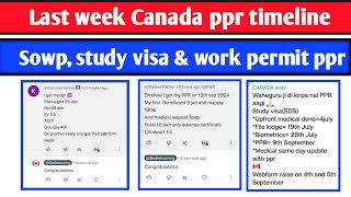 Last week important ppr timeline Todays ppr request timeline canada  Latest Canada PPR [upl. by Oicirbaf]