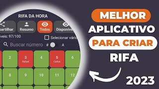 Melhor aplicativo para criar rifa no celular em 2023 [upl. by Allehcram]