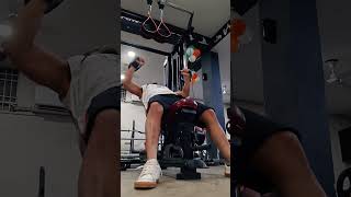 How to Do Incline Bench Cable Flys motivation fitnessmotivation [upl. by Retsek]