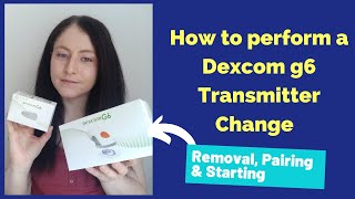 How to perform a Dexcom g6 Transmitter Change  Type 1 Diabetes [upl. by Ennairek]