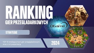 Najlepsze gry przeglądarkowe  Ranking  2024  Strategie [upl. by Meriel]