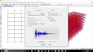 complete time history of base isolated building using lead rubber in SAP2000 part 1 [upl. by Fennell]