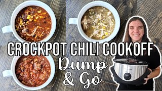 The Ultimate Dump amp Go Crockpot Chili CookOff [upl. by Aryas]