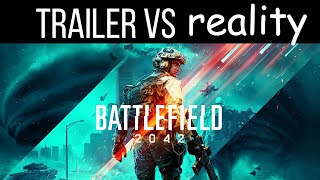 BATTLEFIELD 2042 TRAILER VS REALITY [upl. by Venus]