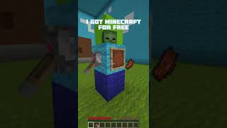 I WAS SO SCARED minecraft minecraftshorts memes gaming funny minecraftmemes freeminecraft [upl. by Emylee]