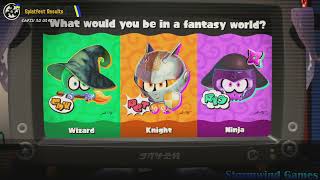 Splatoon 3  Splatoween 2024 Results  Wizard vs Knight vs Ninja Splatfest Results [upl. by Alliuqet]