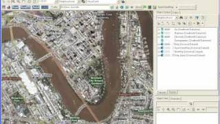 WebMapsConnector Viewing Brisbane Flooding Imagery from NearMap in Smallworld [upl. by Gayelord595]