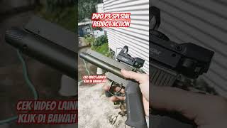 dipo p3 spesial red dot action dijual terpisah airgun pcp pistol pcp [upl. by Olympe701]