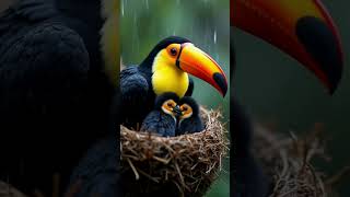 MOTHER Toucans SECRET to Protecting its Chicks shorts mother motherslove toucan trending viral [upl. by Tterej]