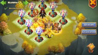 Castle Clash Schloss Konflikt Acc Vorstellung BadinH0 185k Macht [upl. by Ihcur]