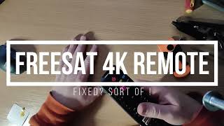 Freesat Arris 4K Remote Control Repair Sort of lets call it making it work better TV Satellite Fix [upl. by Anerres]