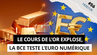 HEBD’OR 56  Le COURS DE L’OR en feu et l’EURO NUMÉRIQUE à l’essai dans l’actu de la semaine [upl. by Dwight]