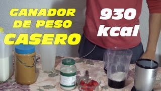 Ganador de Peso Casero Información Nutrticional y Como Hacerlo [upl. by Bugbee330]